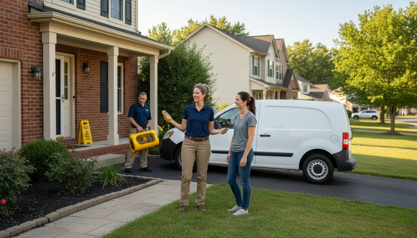 Water restoration image for Water Damage & Restoration Services in Stratford, TX